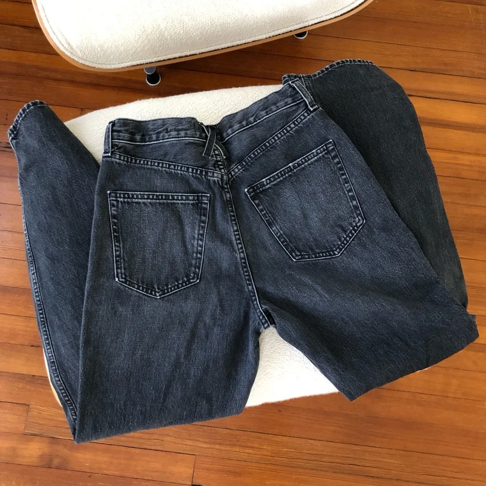 alex mill - the carla high rise straight jeans - Picture 6 of 9